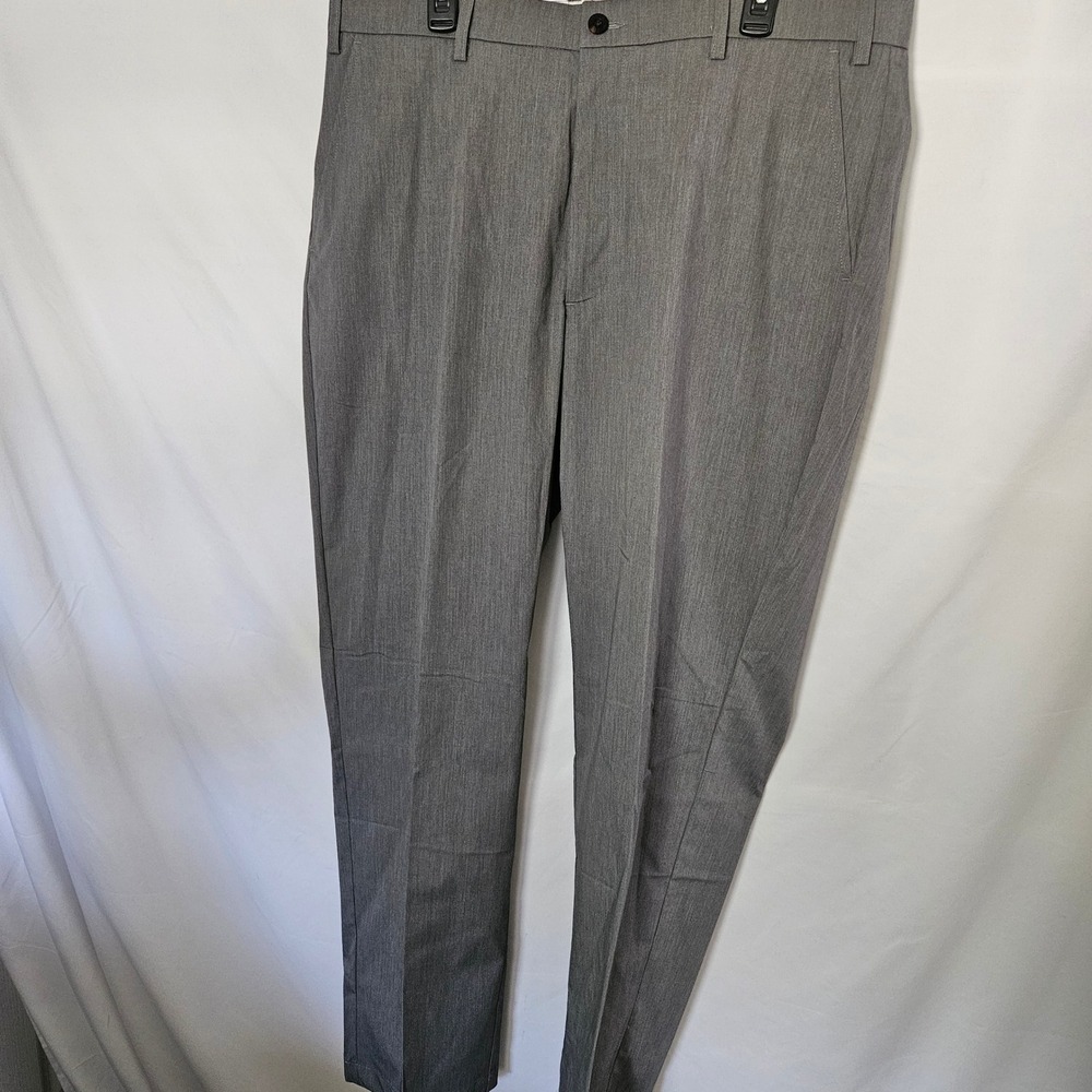 Orvis Gray Flat Front Mens Dress Pants sz 40x32